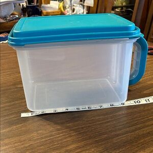 Blue Storage Container with Handle